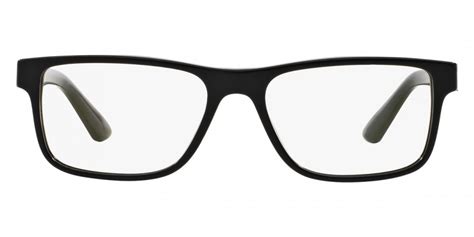 versace ve3211 glasses - black gb1 - size 55|Versace VE3211 GB1 Eyeglasses in Black .